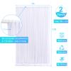10ft x 10ft White Backdrop Curtain for Parties Wedding White Wrinkle Free Backdrop Drapes Panels for Baby Shower Gender Reveal Birthday Photo Photography Polyester Fabric Background Decoration view 4