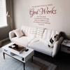 Romans Scripture Bible Verse Decor - Wall Decal for Bedroom Removable Scripture Verses Stickers Decor All Things Work for Good Roman 8:28, q18 view 1