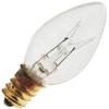 Decorative 5C7/CL 130V, 5 Watt, E12 Candelabra Base, Clear Light Bulb (25 Pack) view 1
