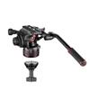 Manfrotto Nitrotech 608 Fluid Head for Video Shooting with Carbon Fiber Twin Leg Tripod Middle Spreader for DSLR, Mirrorless, Video and Cinema Camera Systems - 14 kg Payload - MVK608TWINMC view 2