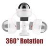 Solar Powered Dummy Camera, Dome Shape Security Fake Camera with Flashing LED for Home/Warehouse view 4