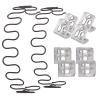 Carkio Sofa Replacement Springs,2 PCS 25" Spring with 8 PCS S Clips,4.0 Wire Diameter Sofa Spring Repair Kit Compatible with Seating In Furniture Interior Decoration, Automotive, or Other Applications view 1