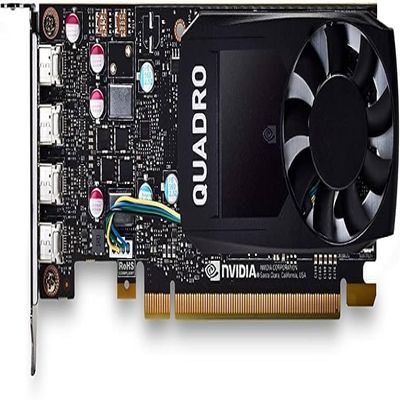 2GB nVIDIA Quadro P600 4x DisplayPort GDDR5 PCI Express 3.0 x16 Graphics Card VCQP600-PB