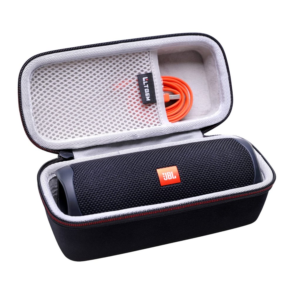 LTGEM EVA Hard Case for JBL FLIP 7/5/6/GRIP Waterproof Portable Bluetooth Speaker - Travel Protective Carrying Storage Bag