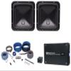 (2) MTX S6510-44 10" 1000 Watt RMS Car Subwoofers+Mono Amplifier+Copper Amp Kit view 1