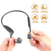 Bone Conduction Headphones Bluetooth 5.0 Open Ear Wireless Titanium HiFi Stereo with Mic Sweatproof Sports Headphones for Running Driving Cycling (Black) view 2