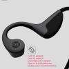 Bone Conduction Headphones Bluetooth 5.0 Open Ear Wireless Titanium HiFi Stereo with Mic Sweatproof Sports Headphones for Running Driving Cycling (Black) view 3
