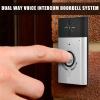 2.4GHz Doorbell Intercom, Mini Portable Dual-Way Voice Communication System with Built-in Microphone & Speaker for Home, Ultra-Long Standby view 2