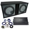 Harmony HA-R154 Custom 15" Loaded Sub Box w/46CXA12001 Amp & Install Kit view 1