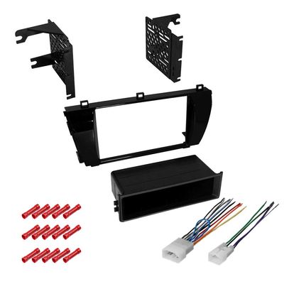 CACH KIT560 Bundle with Car Stereo Installation Kit for 2014  2016 Toyota Corolla WithGrey Dash  in Dash Mounting Kit, for Single Double Din Radio Receiver (3 Item)