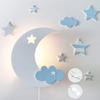 ANYE Moon Light for Kids Star&Cloud Night lamp Wall Lamp Lovely Night Sky Nursery Wall Decor Wall Lighting Night Lamp Bulb is NOT Included E26 DIY BD1339 view 1