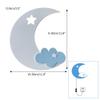 ANYE Moon Light for Kids Star&Cloud Night lamp Wall Lamp Lovely Night Sky Nursery Wall Decor Wall Lighting Night Lamp Bulb is NOT Included E26 DIY BD1339 view 2
