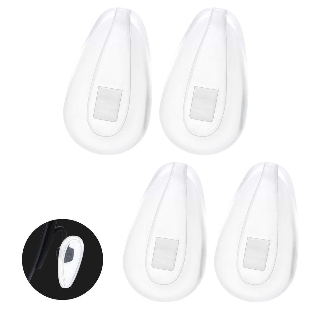 Betterun 2 Pairs Clear Soft Silicone Replacement Nose Pads for Oakley Tincup OX3184/Conductor 6 OO4106/Conductor 8 OO4107/Savitar OO6047/Wiretap 2.0 OX5152/Base Plate OX3232/Surface Plate OX5132