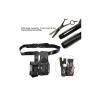 Professional Salon Hairdressing Pouch, PU Leather Hair Care Styling Tools Waist Bag with Belt for Hairdressers (Black) view 2
