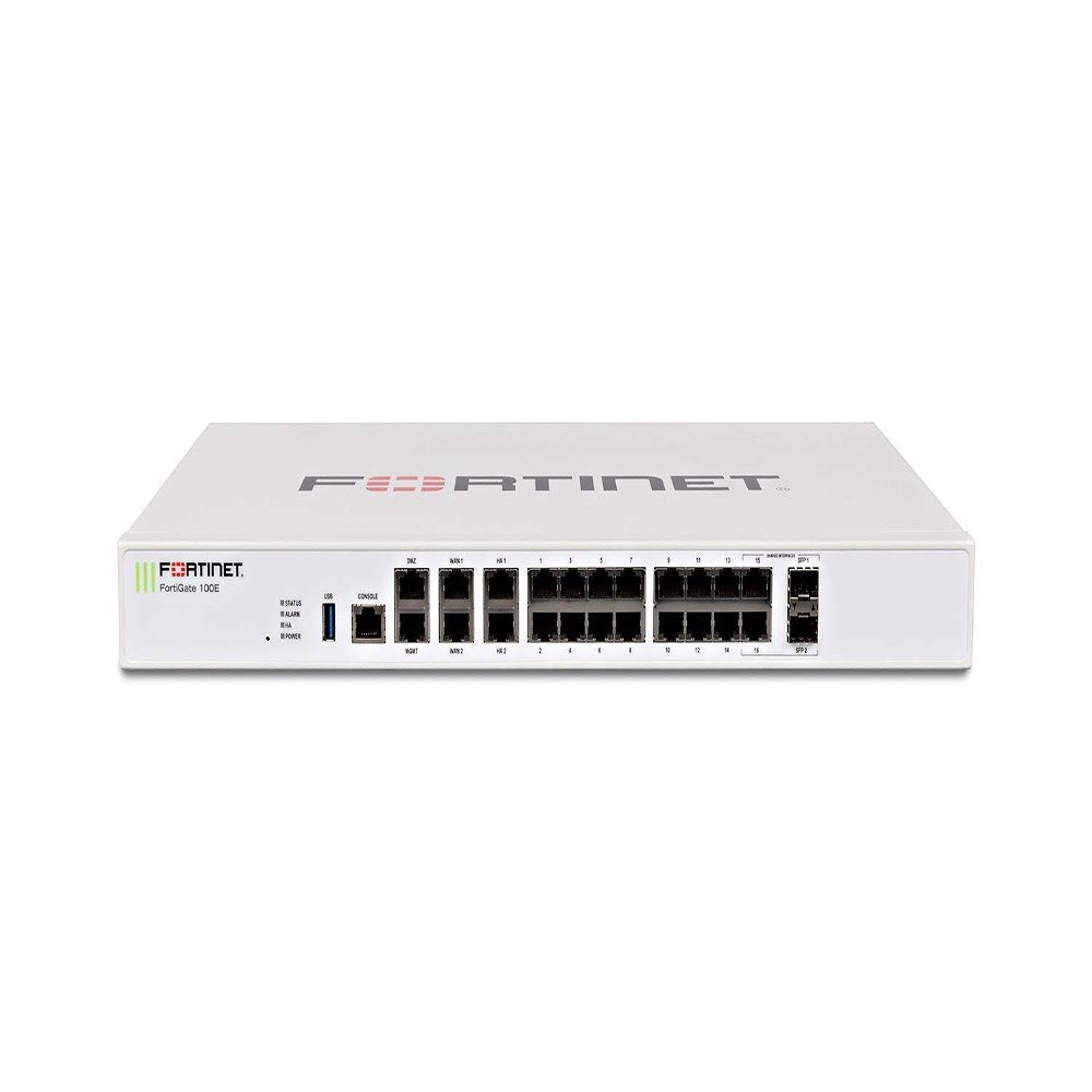 Fortinet | FG-100E | FortiGate-100E Network Security Appliance - NO LICENSE (Renewed)