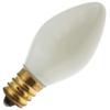 Decorative/Novelty 5C7/W 130V, 5 Watt, E12 Candelabra Base, White Light Bulb (25 Pack) view 1