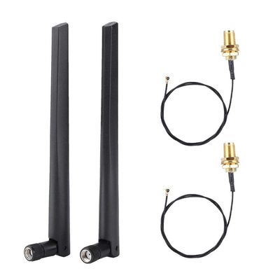 Wendry Network Card Cable, Band 5DBi Antenna, for 9560NGW /9260AC/7265AC, MHF4 Pigtail Cable, 15cm, Network Interface Controller Adapter