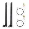 Wendry Network Card Cable, Band 5DBi Antenna, for 9560NGW /9260AC/7265AC, MHF4 Pigtail Cable, 15cm, Network Interface Controller Adapter view 1