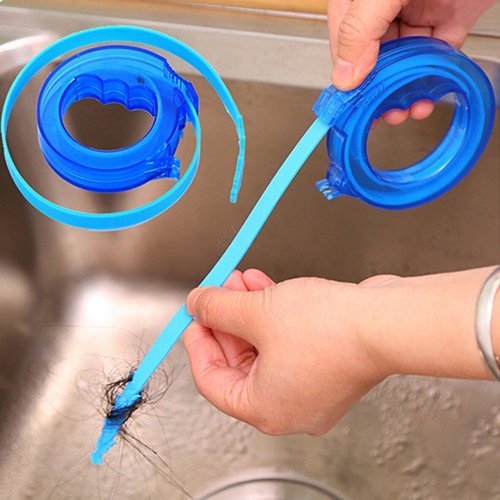 loinhgeo-Cleaning Tool,Home Drain Sink Brush Cleaner Bathroom Unclog Sink Tub Snake Hair Removal Tool