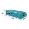 1Pcs Enpa Blue USB C Hub Docking Station,Two USB 3.0 Type-A and two USB 2.0 Type-A,One HDMI Resolution Up to QHD Display,One VGA resolution up to to FHD display,For Your Laptop,Tablet or Smartphone view 3