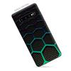 Skin Decal Vinyl Wrap for Samsung Galaxy S10 Plus - Decal Stickers Skins Cover - Metal Grid Futuristic Panel view 2