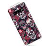 Skin Decal Vinyl Wrap for Samsung Galaxy S10 Plus - Decal Stickers Skins Cover - Sugar Skulls Red Black Dia de Los view 2