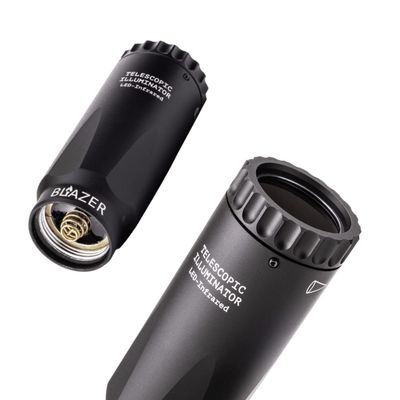 LED Infrared Illuminator Light Head (Focusable Optics - 4 to 25) Fits Surefire M600DF/M640DF, Z-BOLT 18650/18350 Light Bodies