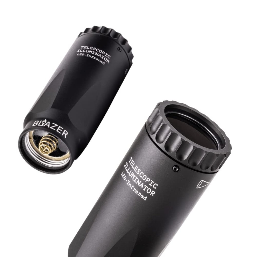 LED Infrared Illuminator Light Head (Focusable Optics - 4 to 25) Fits Surefire M600DF/M640DF, Z-BOLT 18650/18350 Light Bodies