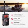 Cobra VHF Marine Radio - MR HH150 FLT - 3 Watt, Floating, Long Range, Handheld, NOAA, International, Waterproof, Submersible, Weather Alerts, LCD Screen, Belt Clip view 4