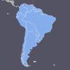 South America GPS Map for Garmin Devices view 1