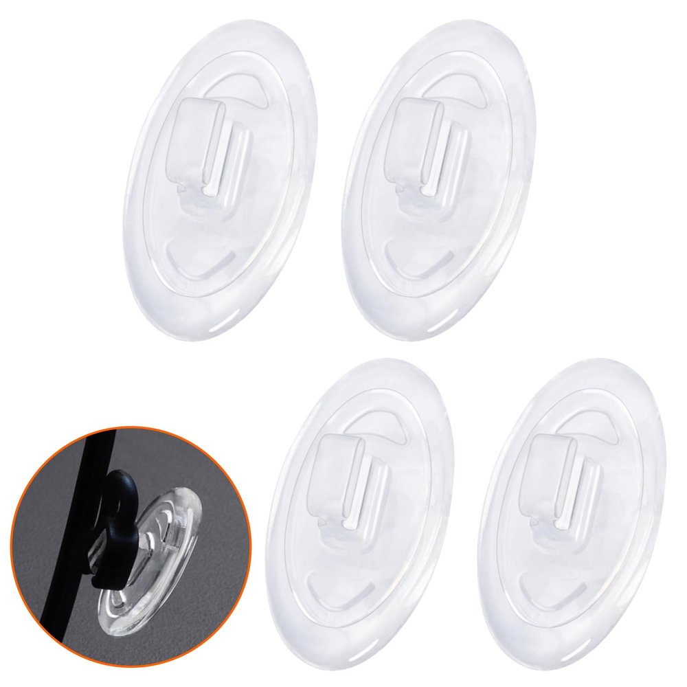 Betterun Clear Replacement Nose Pads Pieces for Oakley Plaintiff OO4057/Extender OX3249/Contrail OO4147/Barrelhouse OX3173
