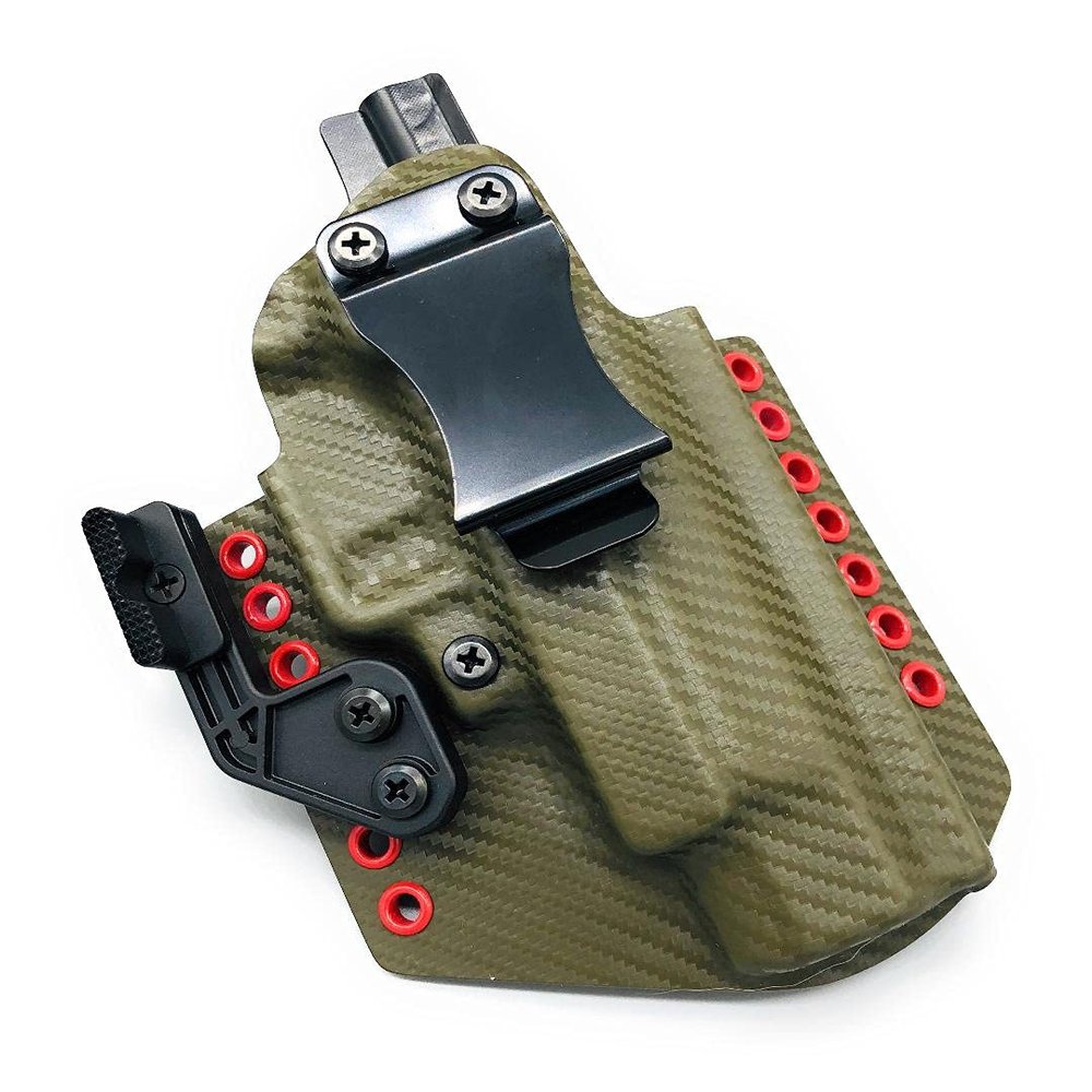 Neptune Concealment Dual Color Kydex IWB Holster for The Glock 26 27 with MOD Wing - Veteran Made USA - Theseus 2.0 Series
