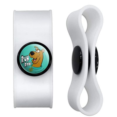 GRAPHICS & MORE Scooby-Doo Ruh Roh Headphone Earbud Cord Wrap - Charging Cable Manager - Wire Organizer Set of 2 - Black