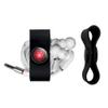 GRAPHICS & MORE Justice League Movie Cyborg Logo Headphone Earbud Cord Wrap - Charging Cable Manager - Wire Organizer Set of 2 view 2