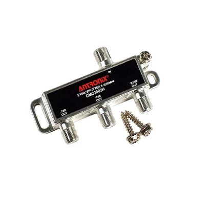 Antronix CMC2003H 3-Way- (5) Pack - Horizontal Splitter (1) -3.5 Port and (2) -7dB 5-1002 MHz High Performance Profession Quality for Coax Cable TV & Internet Factory Sealed with Screws