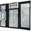ASA KB-3I-A Tri-Fold IFR Kneeboard with Clipboard and Map Pocket view 1