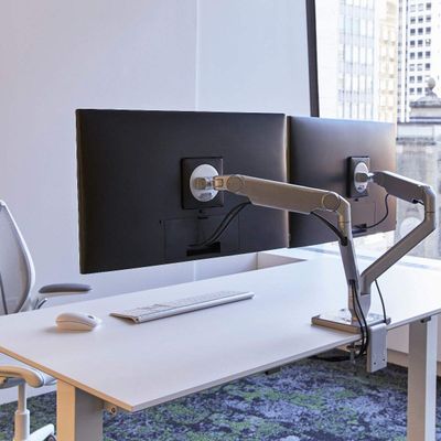 Humanscale MFLEX M2.1 - Dual MTR, CLAMP MT (SLVR)
