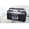 Supersonic SC-3201BT 4 Band Radio & Cassette Player Boombox, Bluetooth Speaker, AM/FM/SW Radio with MP3 Playback, USB & SD Card, 3 Band EQ and Earphone Jack view 2