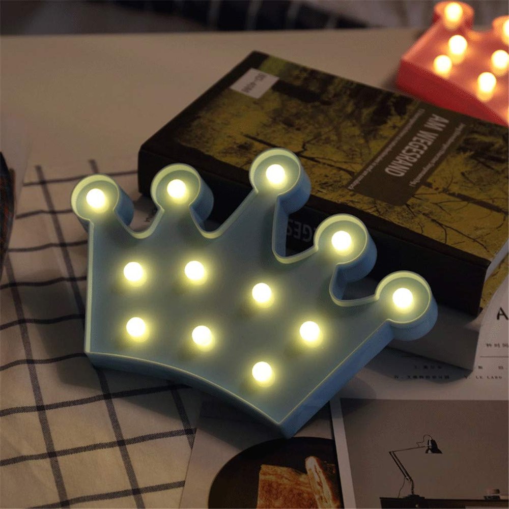 LED Night Lights Battery Operated LED Marquee Sign Decorative Moon Cloud Star Lamps for Home Decor
