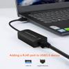 CableCreation 2.5G Ethernet to USB Adapter, Gigabit LAN Dongle Compatible with MacBook Windows 10,8.1, macOS X 10.6-10.15, Black view 2