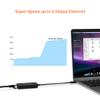 CableCreation 2.5G Ethernet to USB Adapter, Gigabit LAN Dongle Compatible with MacBook Windows 10,8.1, macOS X 10.6-10.15, Black view 4