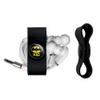 GRAPHICS & MORE Batman Bat Kid Shield Logo Headphone Earbud Cord Wrap - Charging Cable Manager - Wire Organizer Set of 2 - Black view 2
