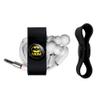 GRAPHICS & MORE Batman Bat Mom Shield Logo Headphone Earbud Cord Wrap - Charging Cable Manager - Wire Organizer Set of 2 - Black view 2