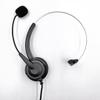 RJ11 Handsfree Call Center Corded Telephone Monaural Headset, Black view 3