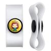 GRAPHICS & MORE Aquaman Movie Mera Chibi Character Headphone Earbud Cord Wrap - Charging Cable Manager - Wire Organizer Set of 2 - Black view 1