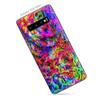 Skin Decal Vinyl Wrap for Samsung Galaxy S10 Plus - Decal Stickers Skins Cover - Tye dye fibers Felt tie die Colorful view 2