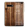 Skin Decal Vinyl Wrap for Samsung Galaxy S10 Plus - Decal Stickers Skins Cover - Wood Panels Cherry Oak view 1