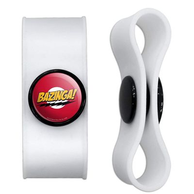 GRAPHICS & MORE The Big Bang Theory Sheldon Bazinga Headphone Earbud Cord Wrap - Charging Cable Manager - Wire Organizer Set of 2 - White