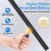 142in Black Cord Hider, Delamu Black Cord Covers for Wires on Wall, One-Cord Wire Cover, Snap-on Design Cable Hider for Corner-Mounted TVs, Easy Set up Cable Cover Raceway, L15.7 W0.59 H0.4in view 4
