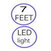 12V 2.5A DC Adapter Compatible with LEI NU30-4120250-I3 NU30-4120250-13 NU304120250I3 Leader, 7 Feet, with LED Indicator view 2